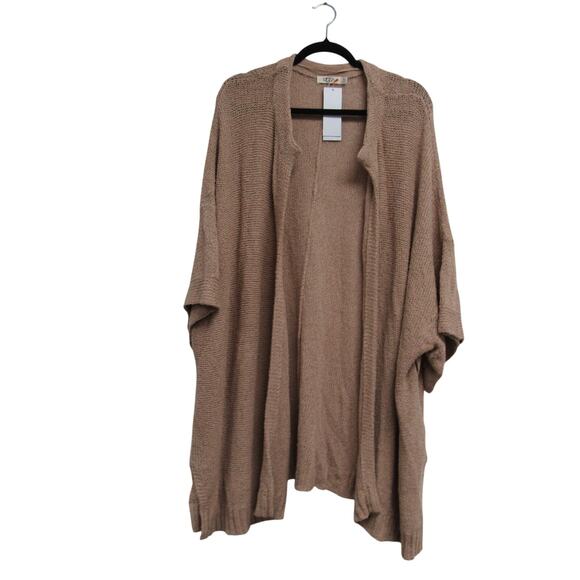UGG Sweaters - UGG Kennedy Sun Tan Poncho Size M/L NEW
